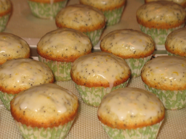 Mini Lemon Poppy Muffins